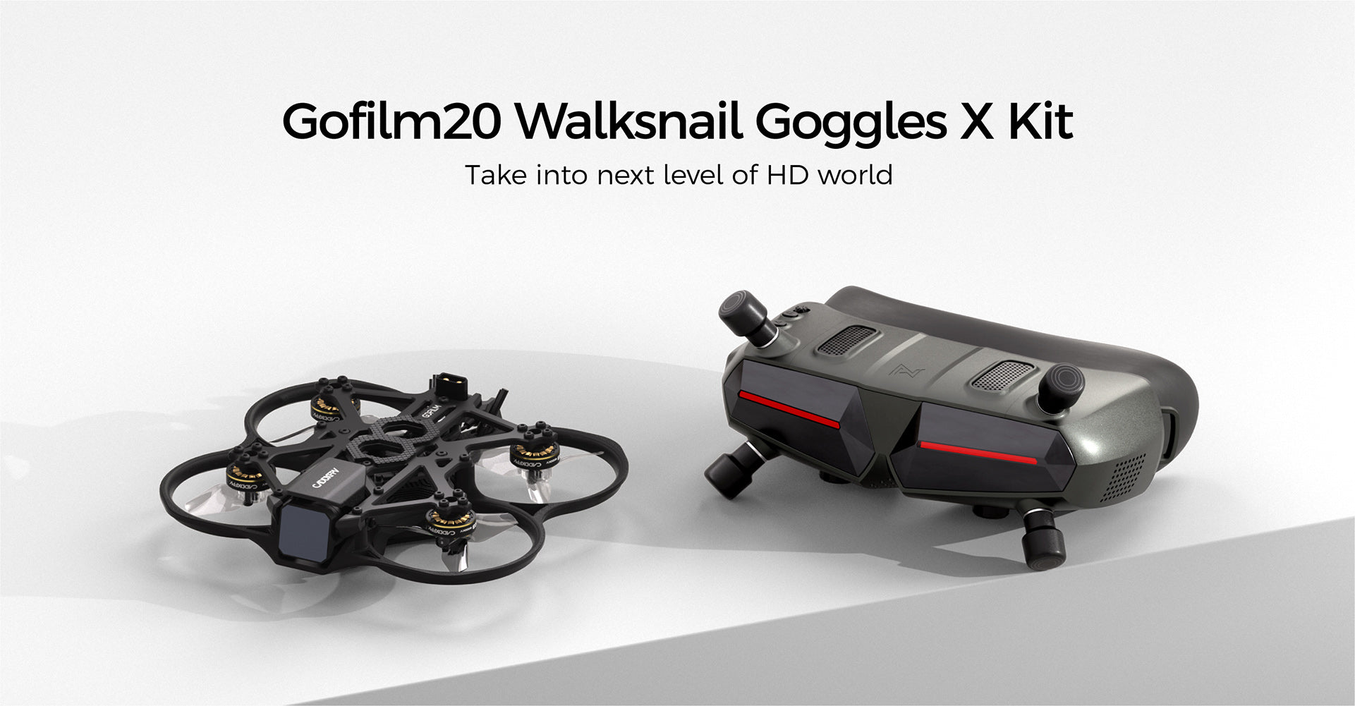 使用 Gofilm 20 和 Goggle X 组合释放您的 FPV 潜力!