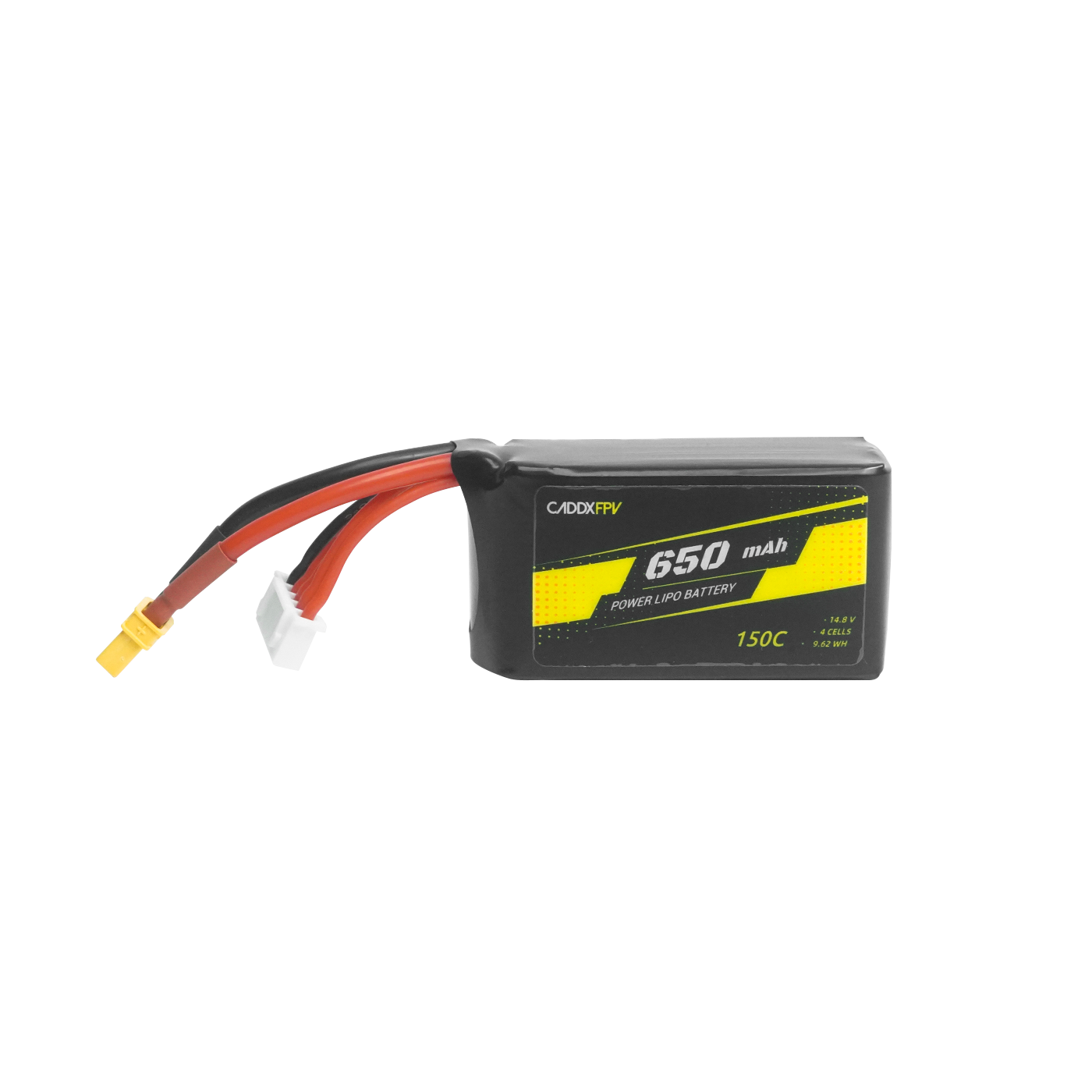 CADDXFPV 650mAh 4S 14.8V 150C FPV Lipo Battery