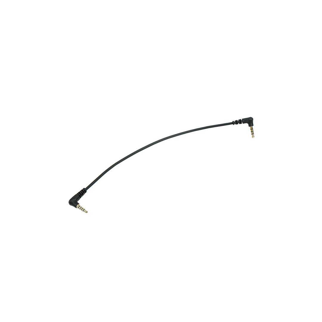 适用于 Goggles X 的双头 90° 4 极转 5 极音频线