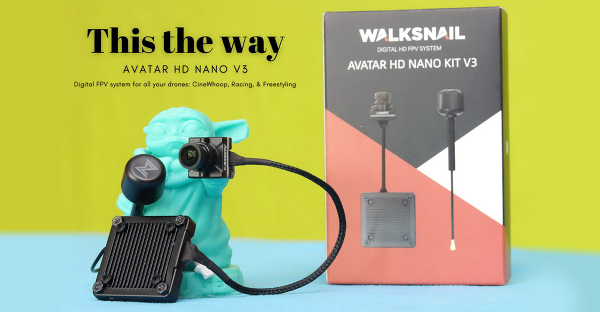 Walksnail Avatar HD Nano V3: Digital FPV for all your drones
