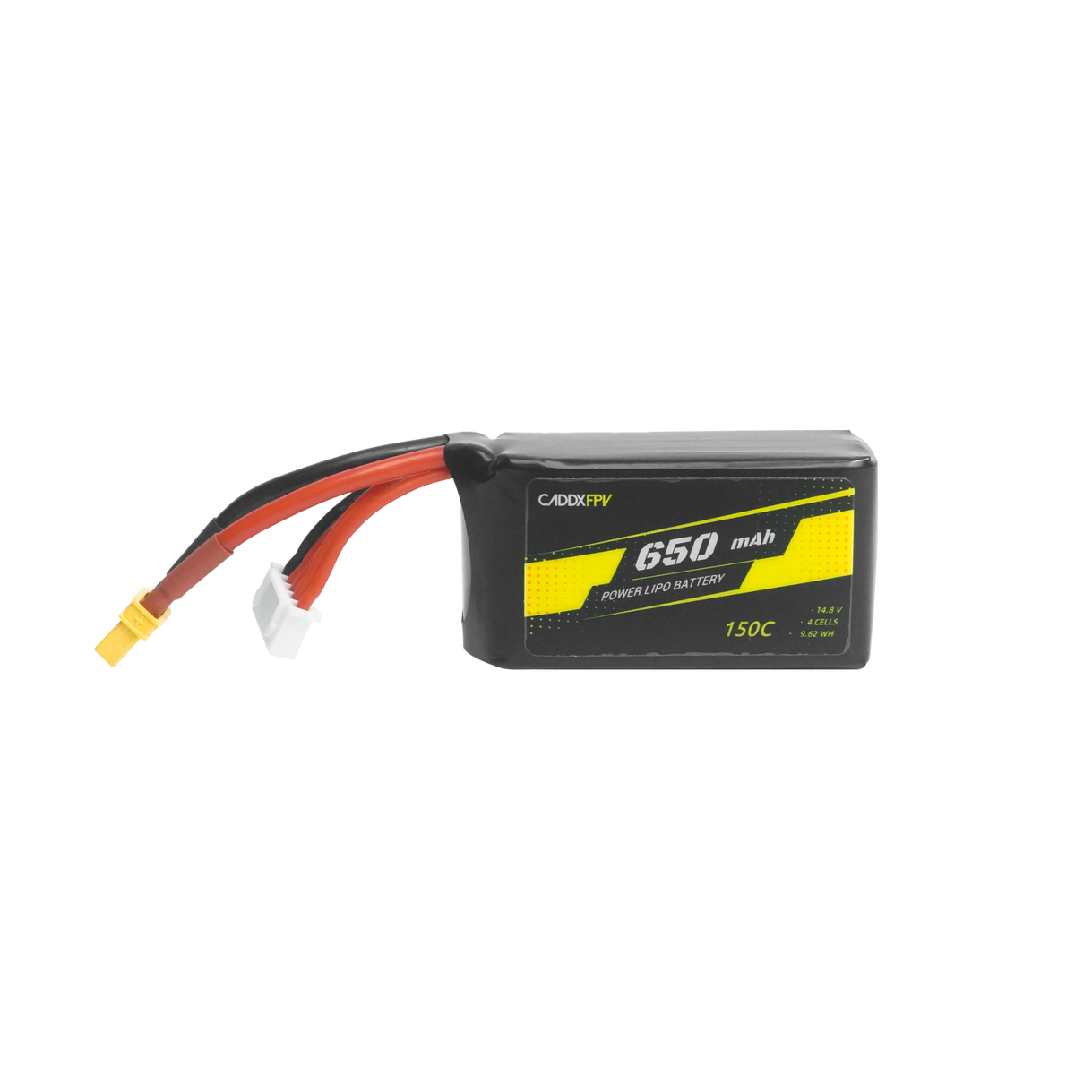 CADDXFPV DOGCOM 650mAh 4S 14.8V 150C FPV Lipo Battery