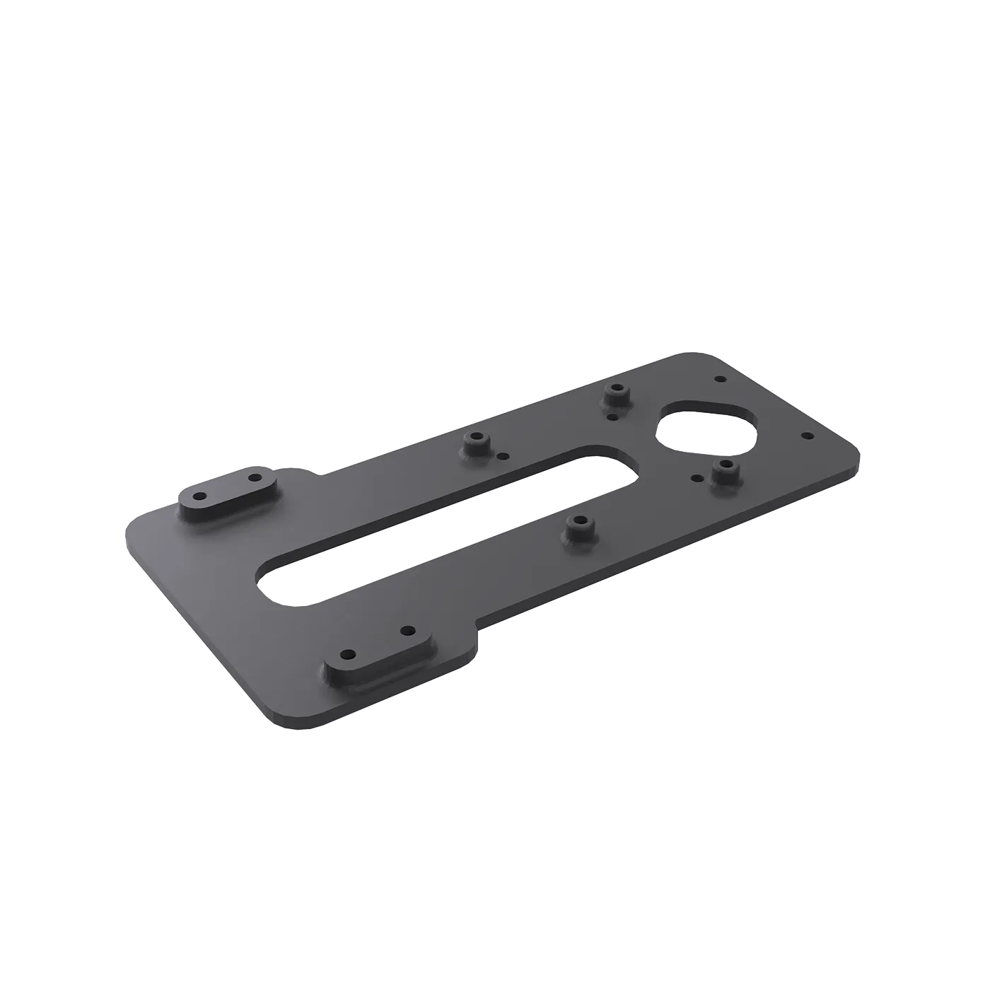 3D Printed Mounting Base and Antenna Bracket for CaddxFPV GM3 Gimbal