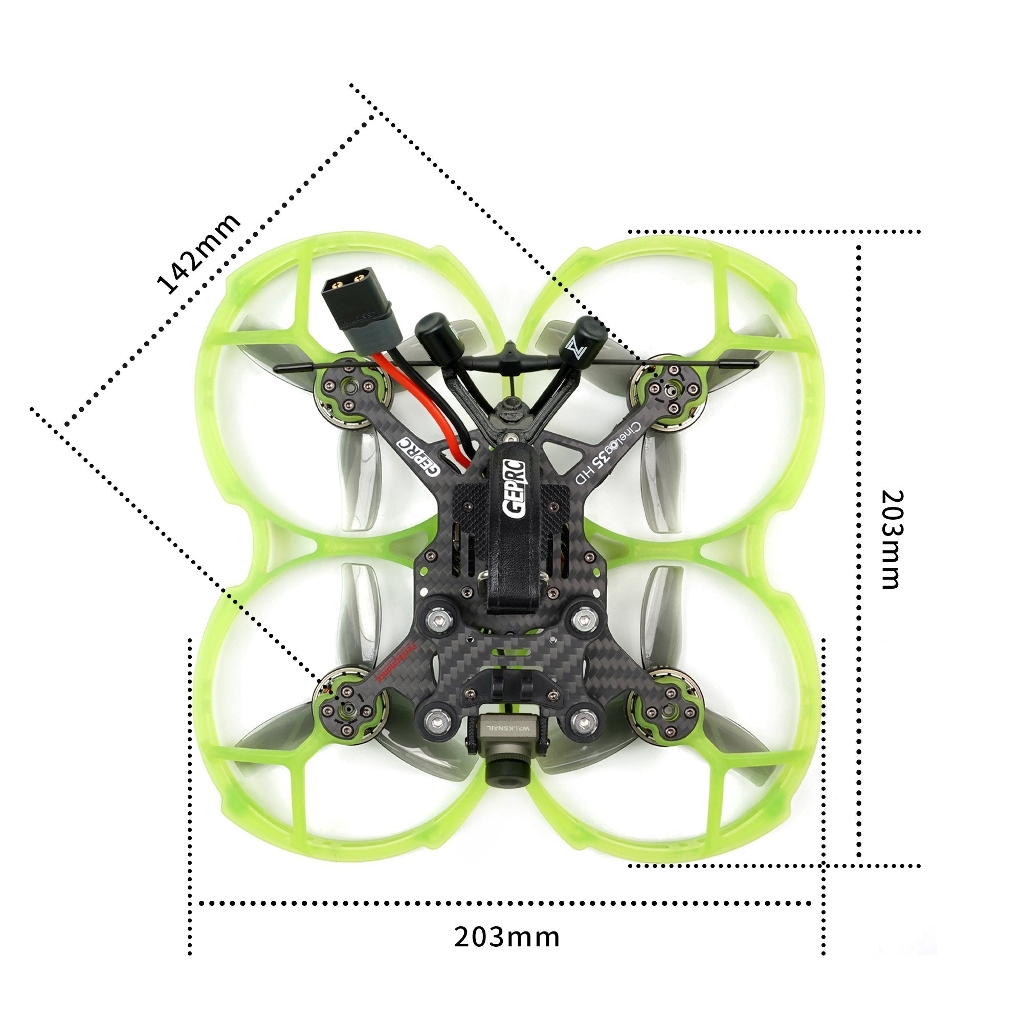 Walksnail Avatar System X Geprc CineLog35 Performance Version